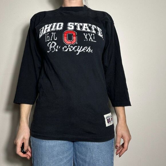 Vintage The Cotton Exchange OHIO STATE Buckeyes T Shirt Size Small - Picture 6 of 10